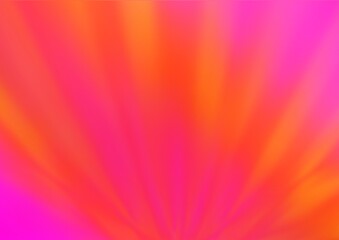 Obraz premium Light Pink, Yellow vector blurred shine abstract pattern.