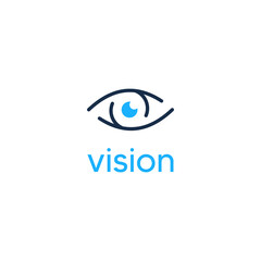 Eye Logo Template. Vision Vector Design