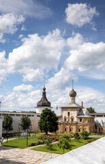 Yaroslavl region; Rostov; Summer day in the Rostov Kremlin. Church of the icon of the mother of God Odigitria; 17th century; Moscow Baroque