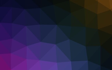 Dark Multicolor, Rainbow vector abstract mosaic pattern.