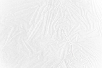 White crumpled paper close up texture background