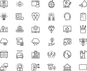 business vector icon set such as: luxury, board, room, block, reminder, wooden, research, victory, general, challenge, health, store, center, connect, direction, arrow, floor, girl, checklist, rate