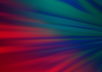 Dark Blue, Red vector blurred background.