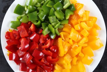 Colorful peppers.