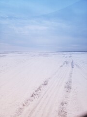 Obraz premium snow on the road