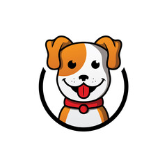 Dog Logo Template Design Vector