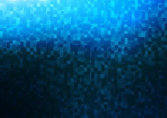 Light BLUE vector backdrop with rectangles, squares.