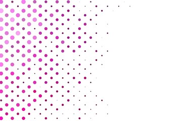 Light Pink vector texture with disks.