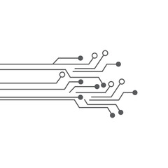 Circuit Logo Template vector
