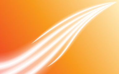 orange background with strip light effect