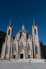 Castelpetroso, Isernia, Molise. Sanctuary of the Madonna Addolorata. The sanctuary, which began...