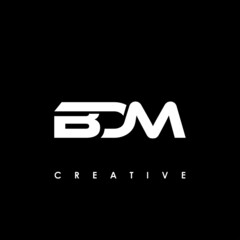 BDM Letter Initial Logo Design Template Vector Illustration	
