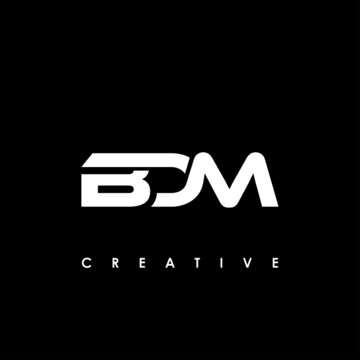 BDM Letter Initial Logo Design Template Vector Illustration	
