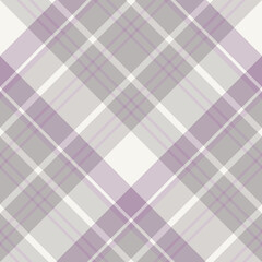 Seamless pattern in light lilac and gray colors for plaid, fabric, textile, clothes, tablecloth and other things. Vector image. 2