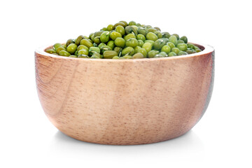 mung bean an isolated on white background