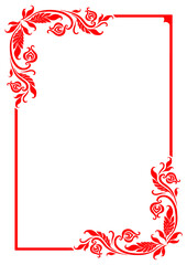 Obraz premium Vector invitation cards with herbal twigs and branches wreath and corners border frames. 