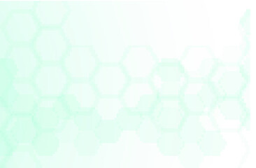 Abstract healthy and medical background. Technology and science wallpaper template with hexagonal shape. Soft blue color medical banner template with space for text. Business vector illustration.