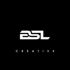 BSL Letter Initial Logo Design Template Vector Illustration	
