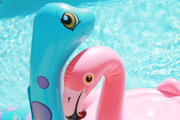 Lovely floating animals for pool