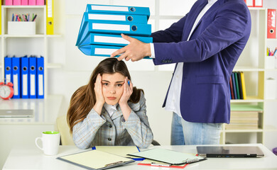 Leadership pressure. Fear of missing out. Reset all work. Business people. Modern office life....