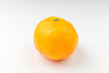 Fruit tangerine on a white background
