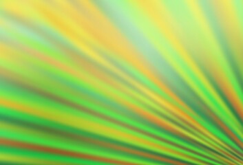 Light Green, Yellow vector background with straight lines.