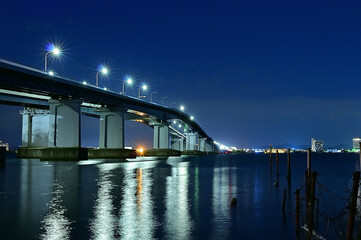 琵琶湖大橋　夜景３