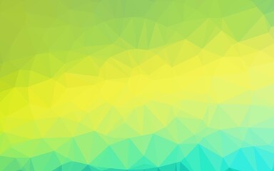 Obraz premium Light Blue, Yellow vector abstract mosaic background.