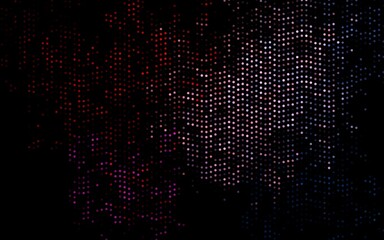Dark Black vector backdrop with dots.