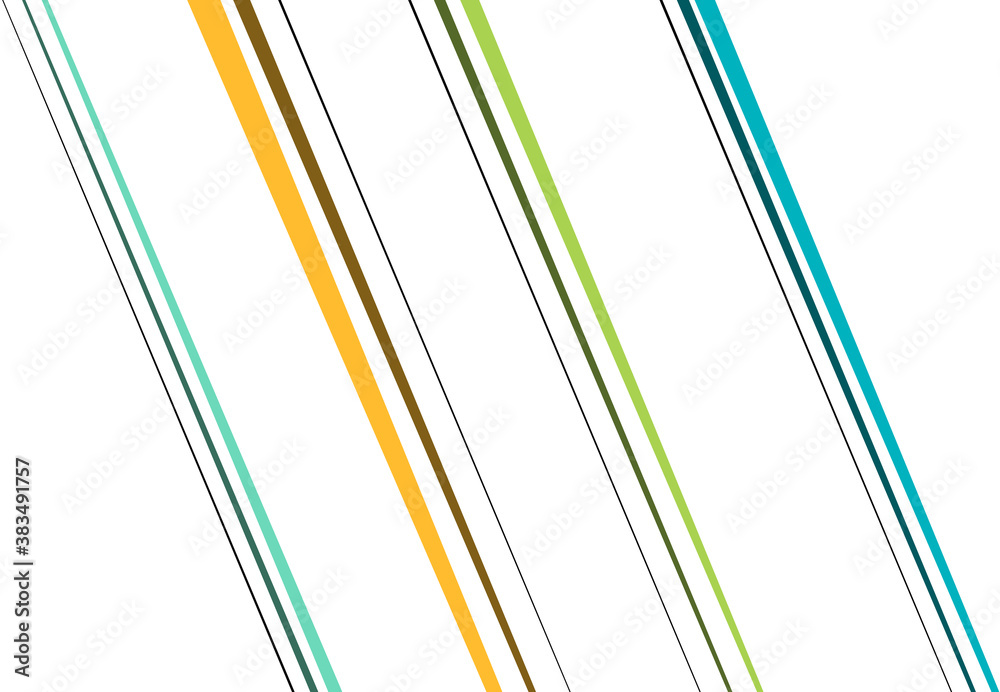 Poster Random dynamic oblique, diagonal  lines, stripes background vector illustration