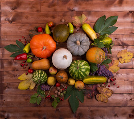 Picture of fruits and vegetables