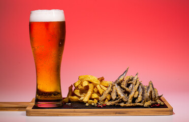 Festival food
Beer, anchovies and fries