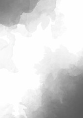 Watercolor template with black on light background. Creative vector Watercolour illustration. Vibrant design. Black design Surface texture.