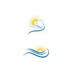 Waves Logo Template vector symbol
