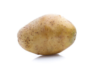 potatoes isolated on white background