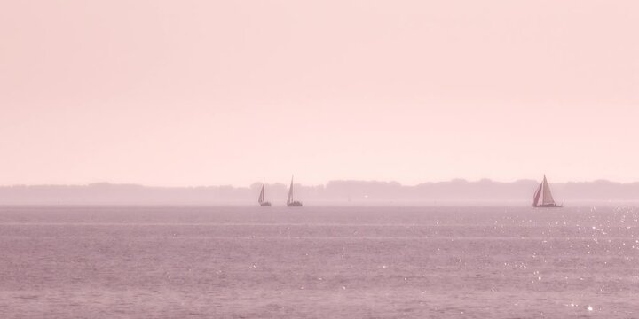 Segelboote auf dem Bodden