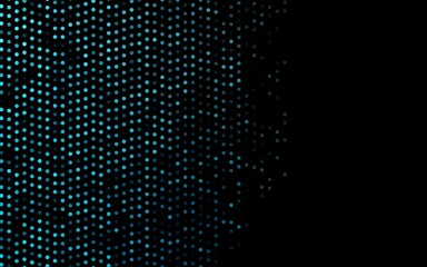 Dark BLUE vector pattern with spheres.