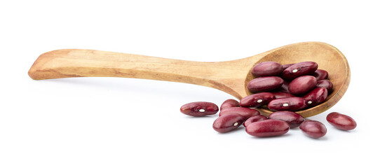 red bean isolated on white background