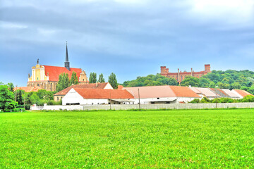 Panorama  miasta Kamieniec Ząbkowicki © robnaw
