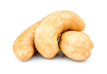 cashew nuts isolated on white background