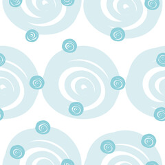 Abstract creative nursery design. Winter theme. Ideal for apparel,  textile printing, fabric. Vector Illustration, colour editable.