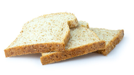 bread isolated on white background