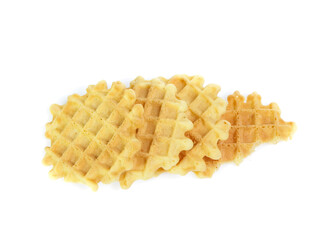 waffle isolated on white background