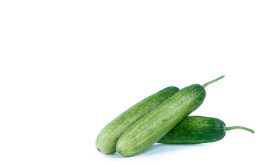 Cucumber isolated on white background