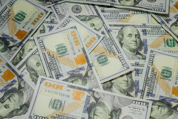 Hundred Dollar Bills for background.