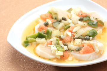 ホタテ貝のマリネ