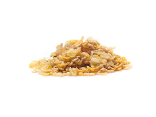 corn flakes isolated on white
