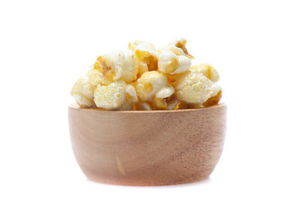 Popcorn isolated on white background