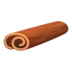 Cinnamon spice icon. Cartoon of cinnamon spice vector icon for web design isolated on white background