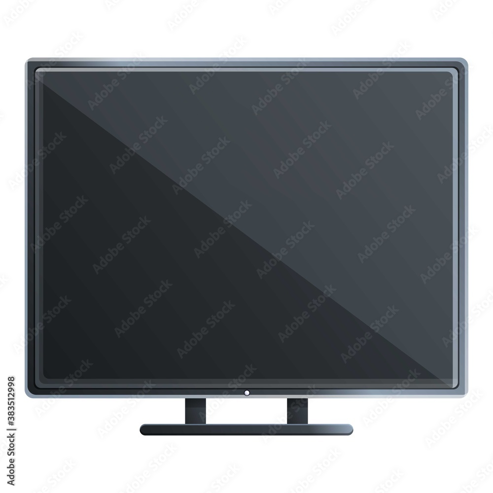 Poster web mobile monitor icon. cartoon of web mobile monitor vector icon for web design isolated on white 